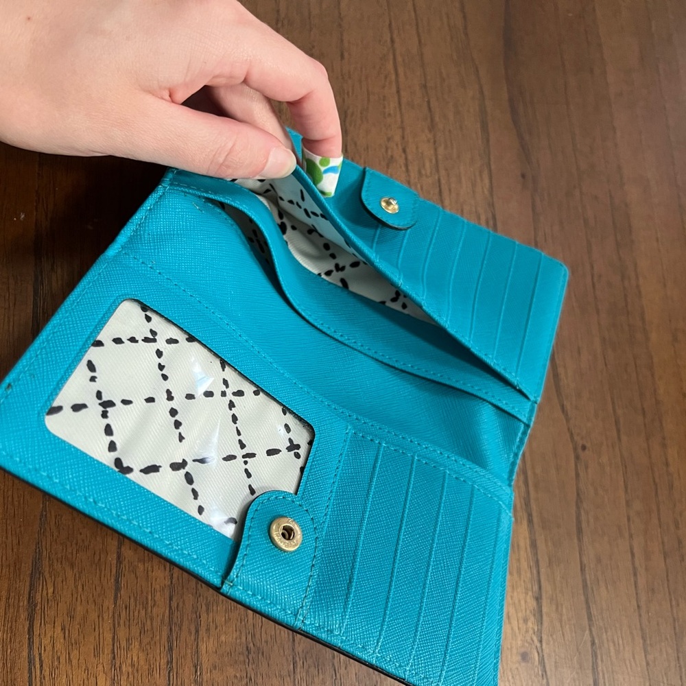 Kate Spade Turquoise Wallet - Picture 5 of 6